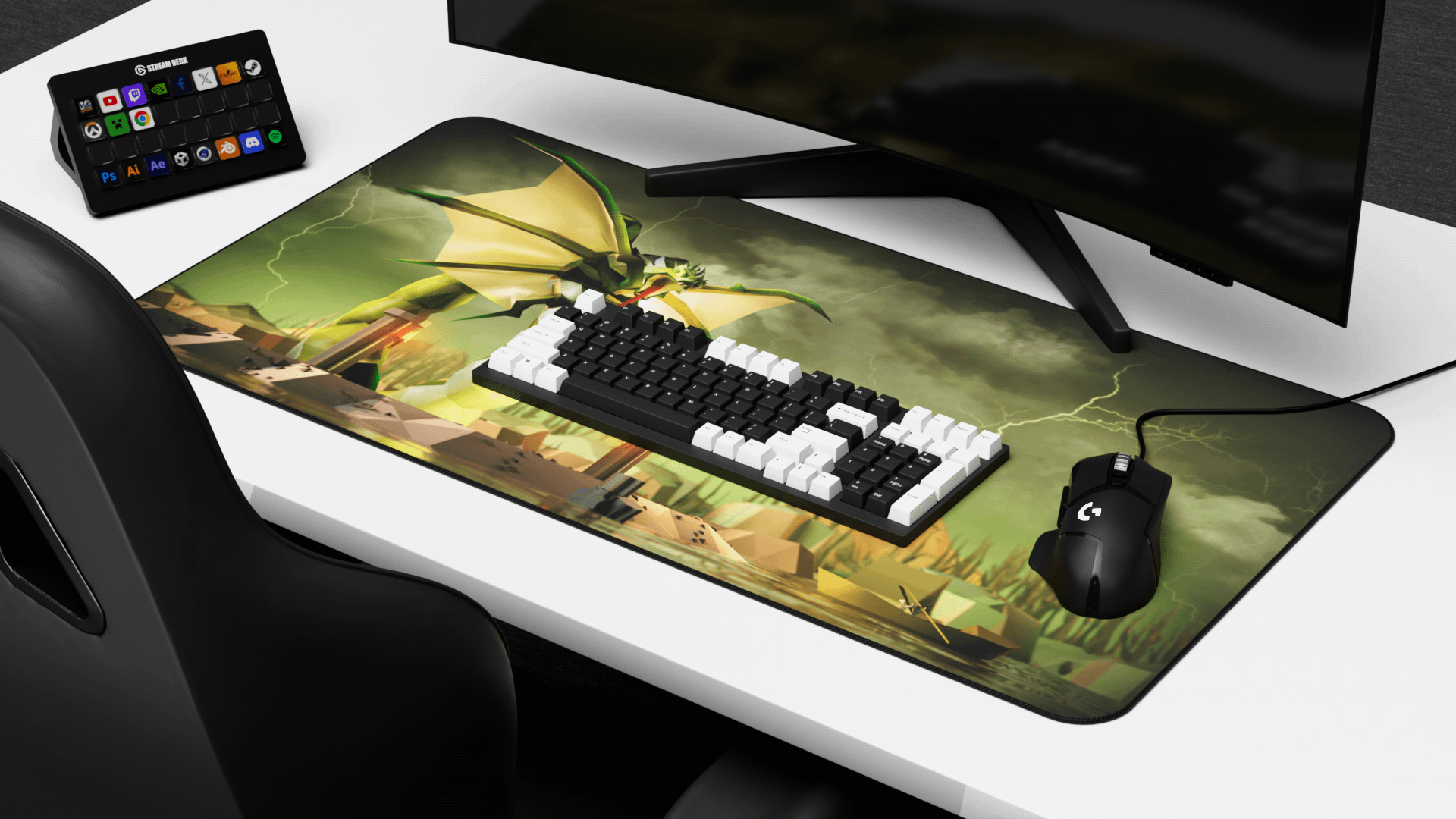 Zulrah | Large 3D Desk Mat product image (5)