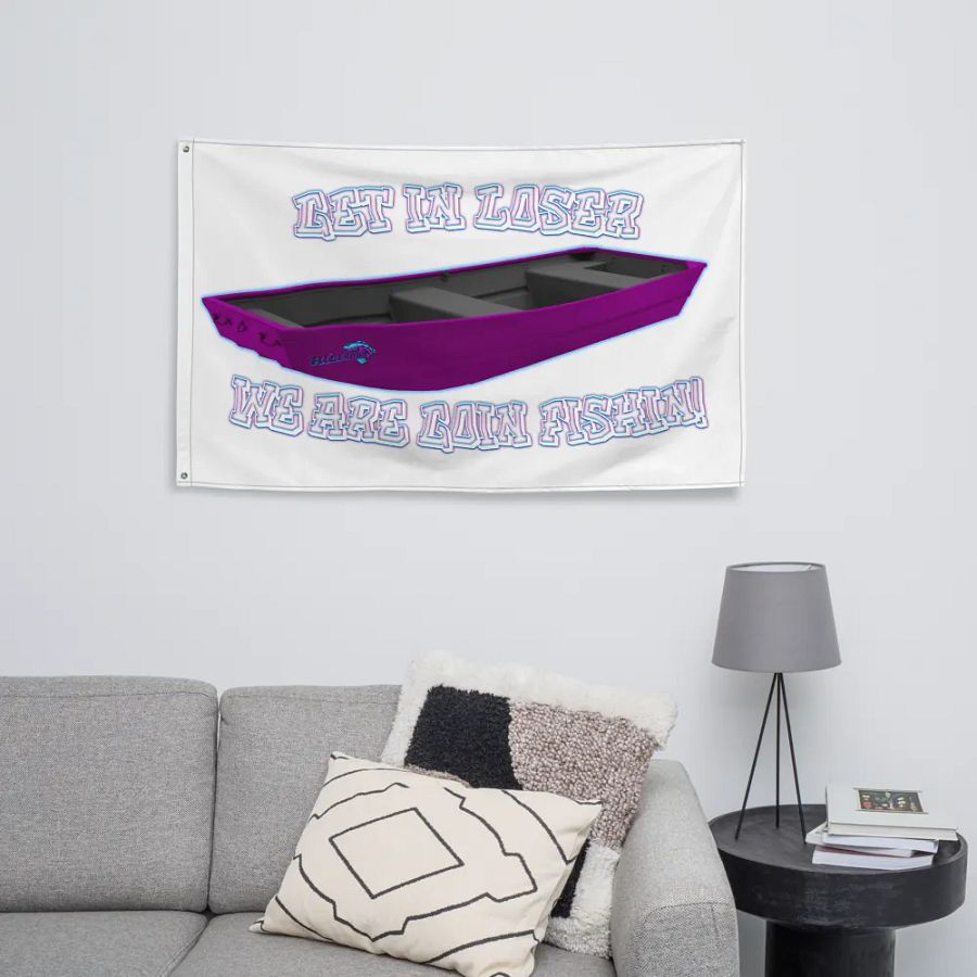 RicerMeanGirls white letter Flag product image (8)