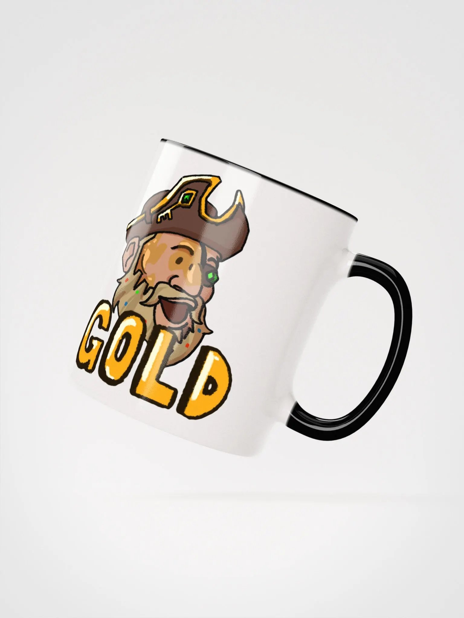 11oz Black and White Mug product image (2)