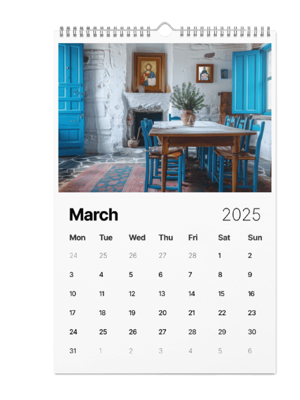 Secrets of the Aegean – 2025 Calendar product image (4)