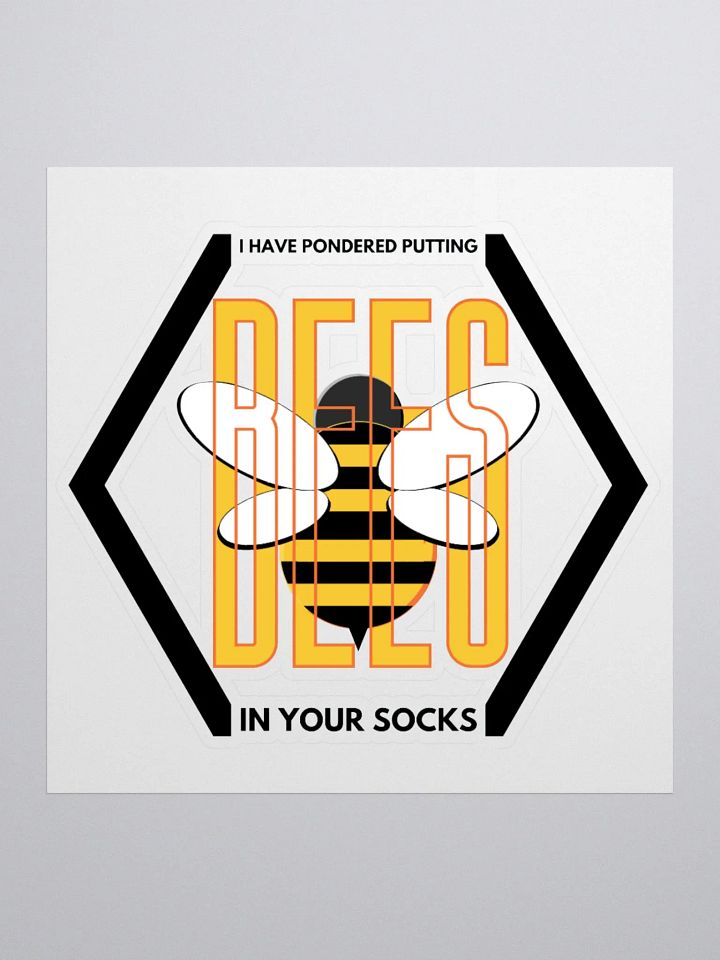 Bees in Your Socks Sticker product image (1)