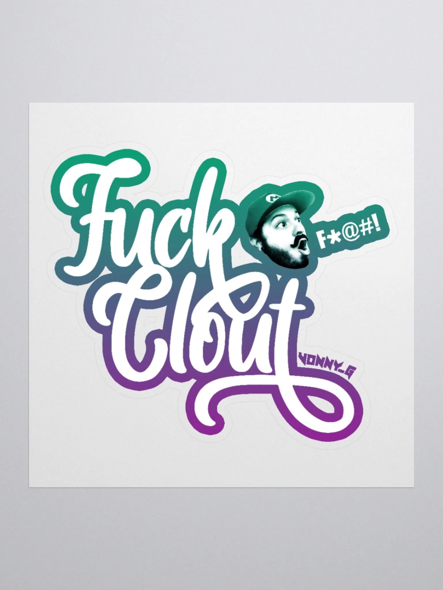 F*@# Clout Sticker product image (2)