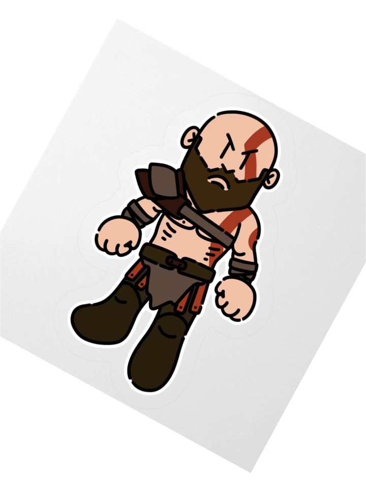 God of War - Kratos Sticker product image (2)