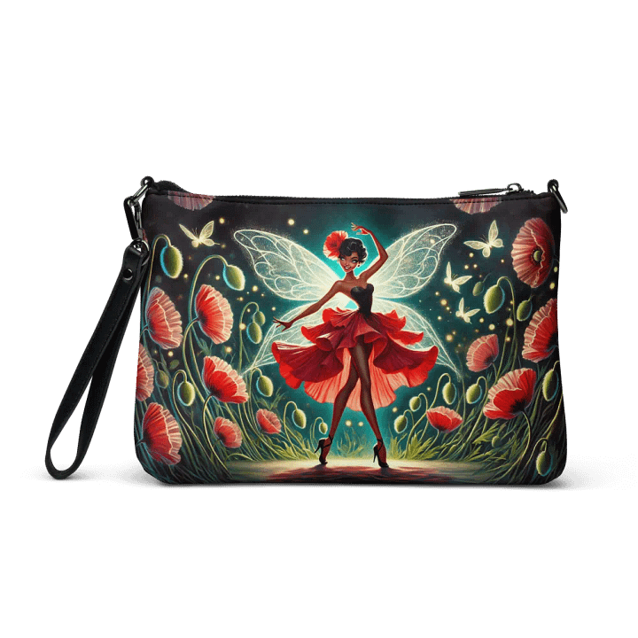 Beautiful Poppy Fairy Crossbody Bag - Fairytale Purse product image (2)