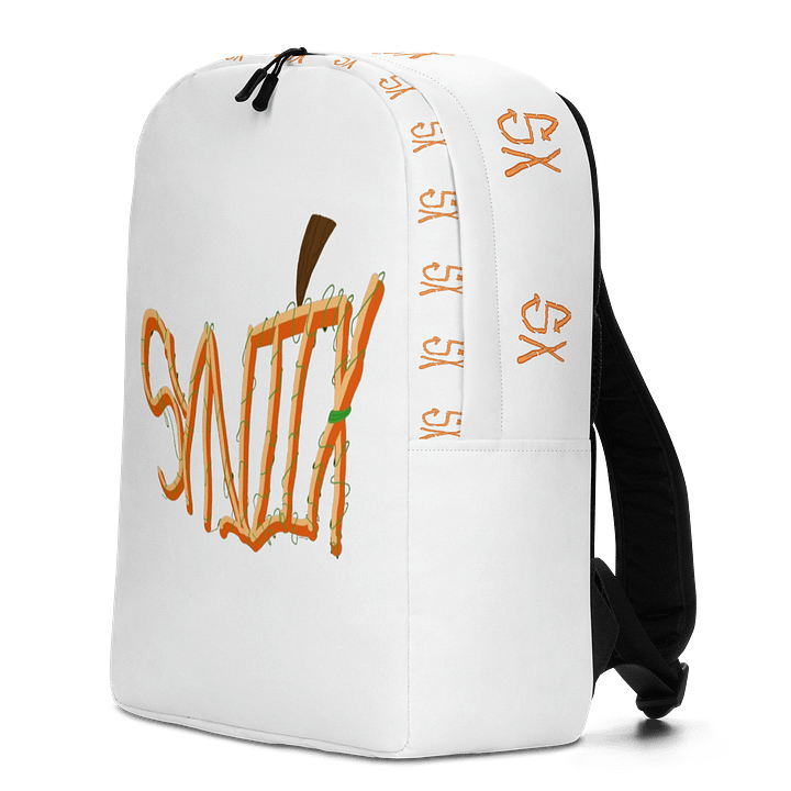 Halloween Pumpkin SynjiX Backpack (White) product image (2)