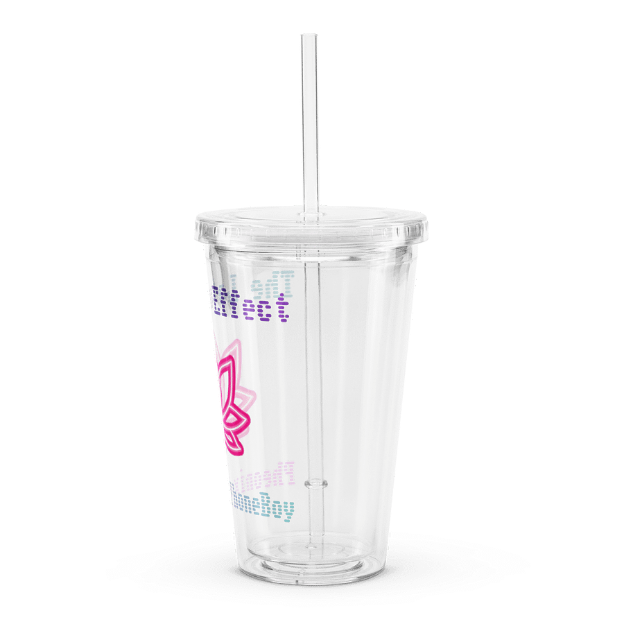 Lotus Effect Clear Travel Cup w/Straw product image (4)