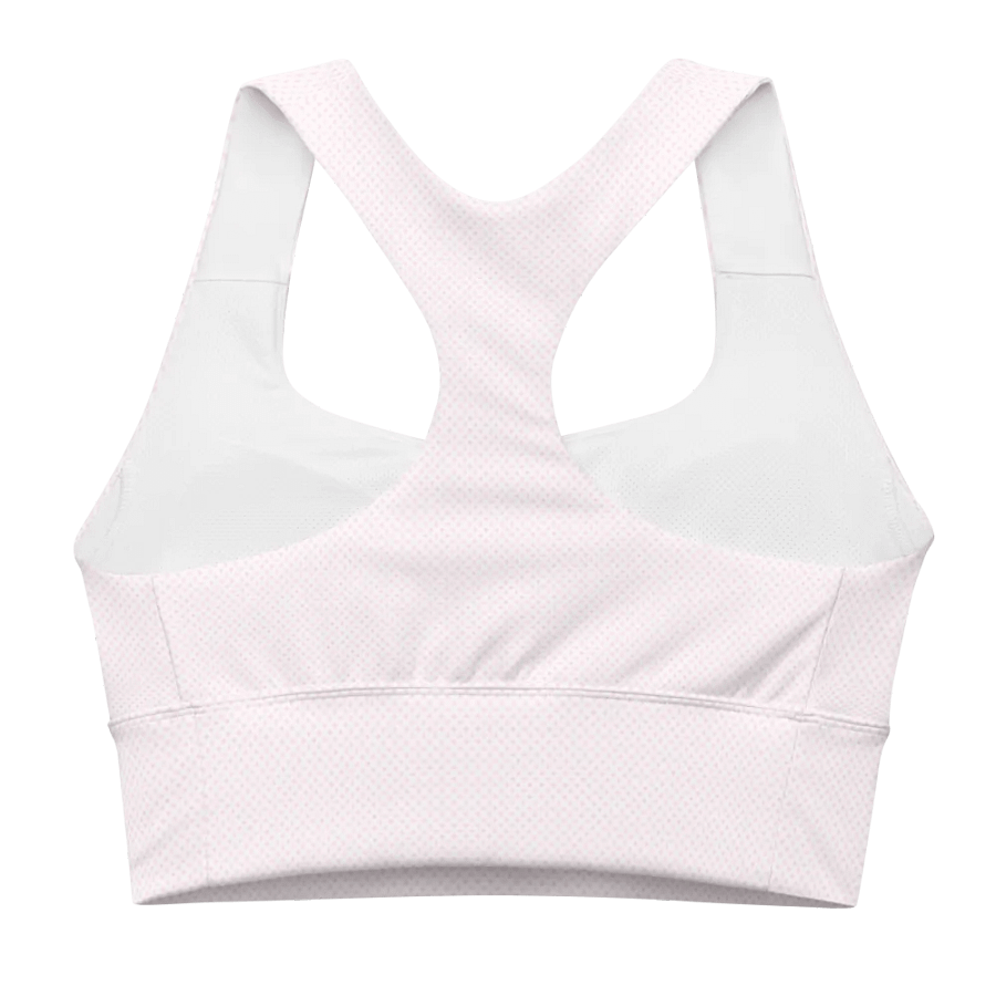 Gingham Cherry Sports Bra With Pink Polka Dots product image (5)