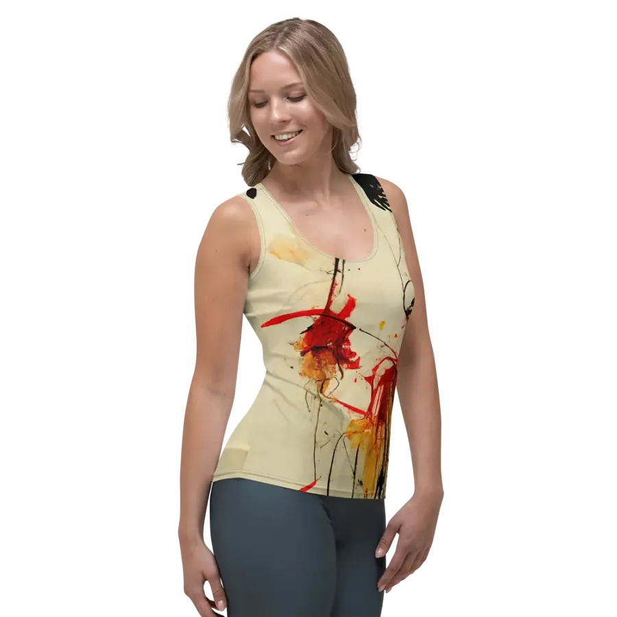 Chromatic Skeleton All-Over Tank Top product image (4)