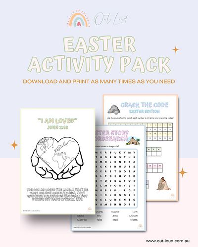 Hey friends 🤍

Looking for a fun, faith-filled way to celebrate Easter with your kids? 🙏🏼🐣

Our brand new Easter Activity Pac...