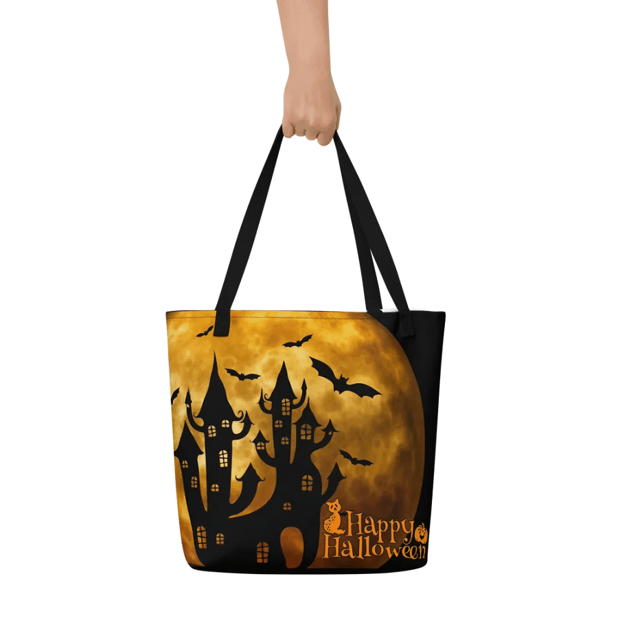 Moonlit Haunted Halloween Tote Bag product image (6)