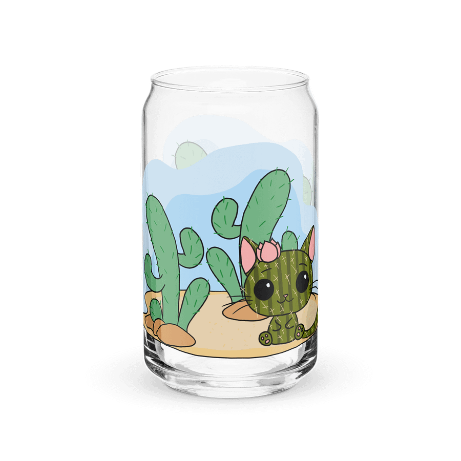 Nacho the Cactus Cat Cryptikids Glass product image (7)