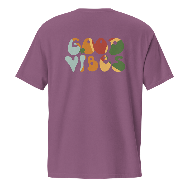 Groovy Good Vibes Pocket Tee product image (9)