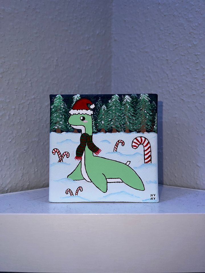 Winter Nessie Painting product image (1)