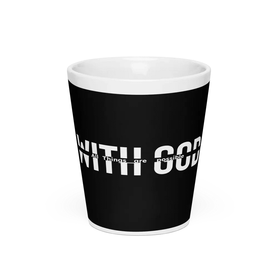 12 oz Divine Inspiration Latte Ceramic Coffee Mug with Handles, Reusable Drinkware for Home Office, summer Gifts product image (3)