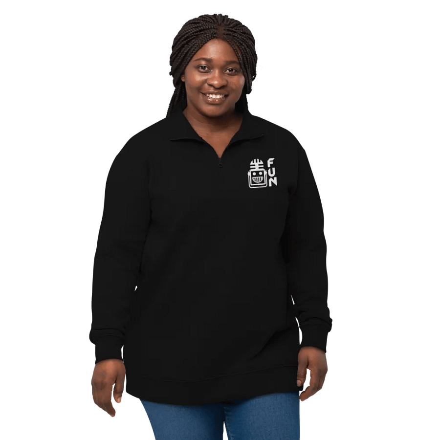 FUN Logo Embroidered Fleece Pullover product image (5)