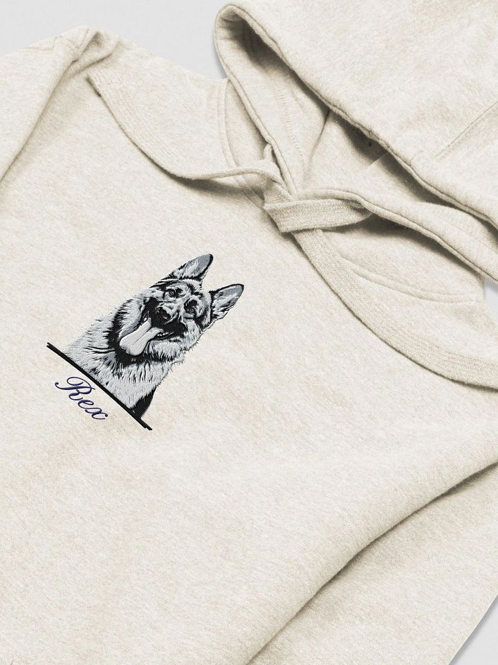 YOUR GERMAN SHEPHERD! / HOODIE WITH PERSONALIZED NAME / EMBROIDERED product image (1)