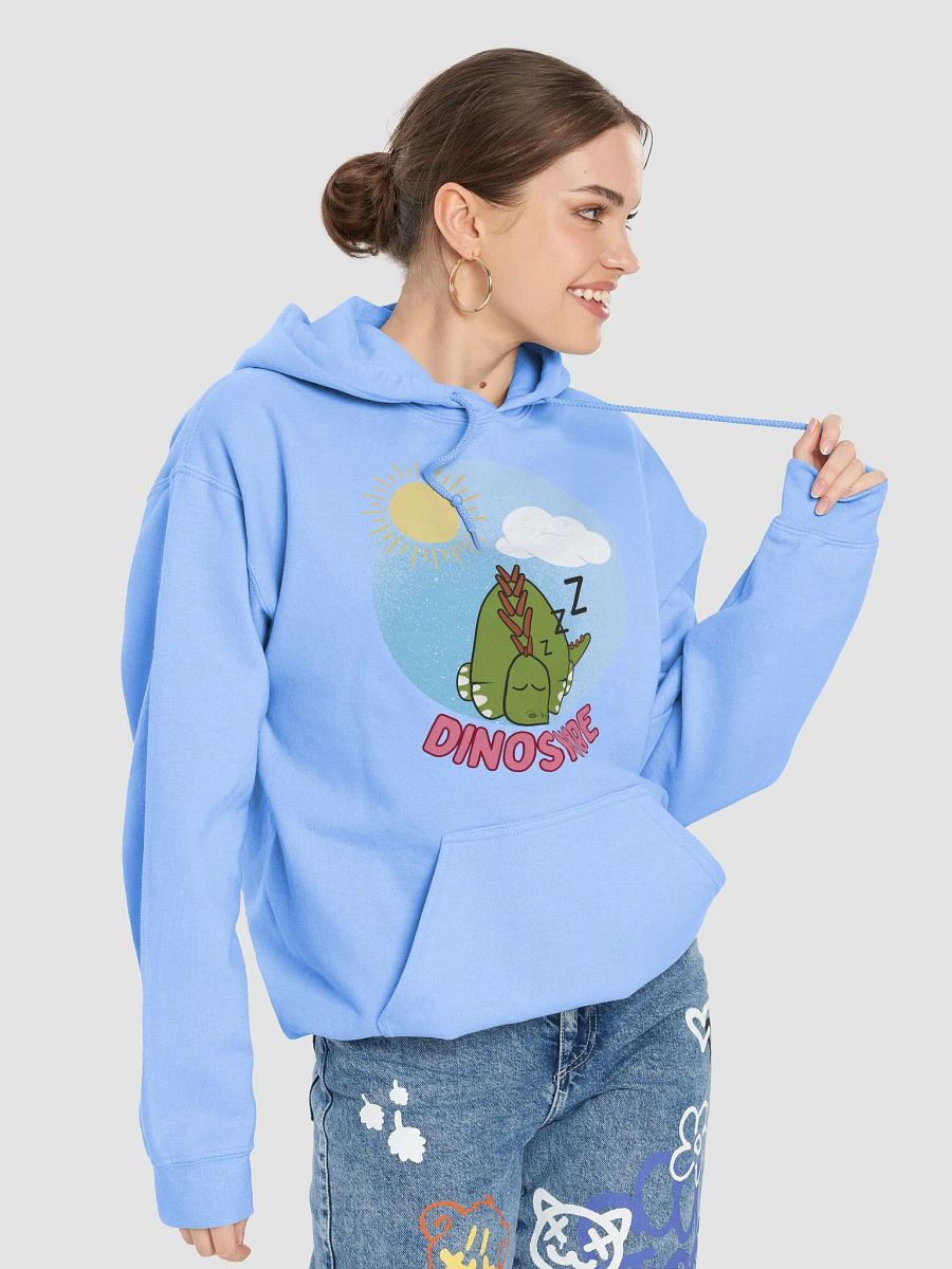 Dino Snore - Sleeping, Snoring Dinosaur Cute Hoodie product image (7)