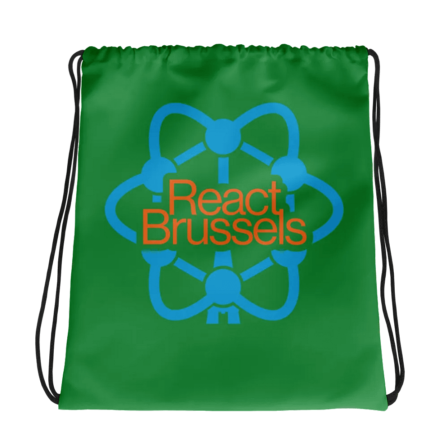 BR All-Over Print Drawstring Bag Green product image (1)