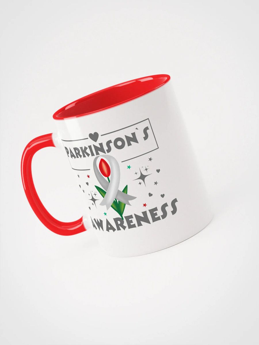 Parkinson's Awareness Red Tulip Ceramic Mug product image (3)