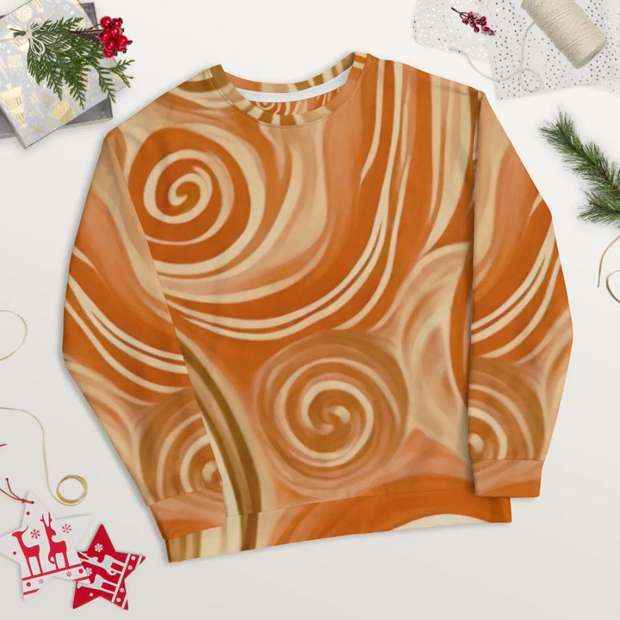 Funky Latte Liquid Tie-Dye Sweatshirt product image (5)