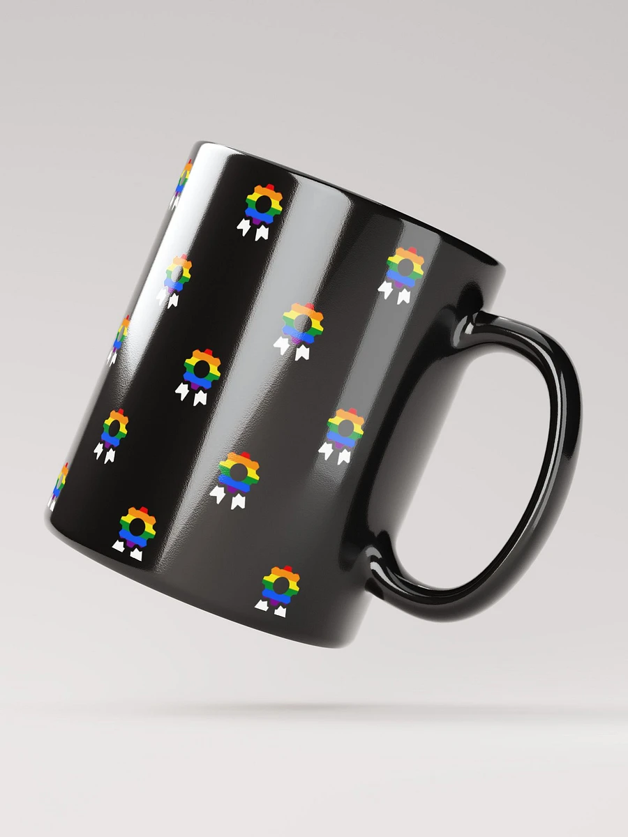 Pride Rainbow Cog - Patterned (Mug) product image (5)