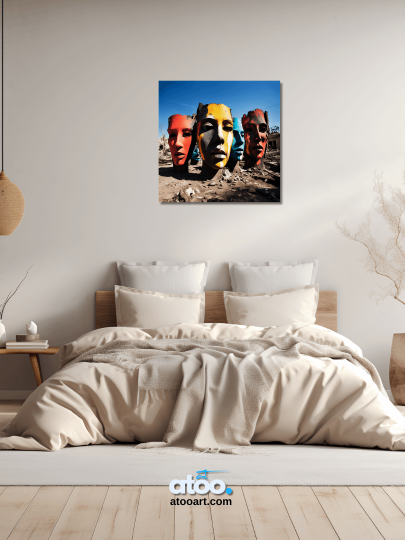 Elegy to Humanity - 6 | Canvas Art Painting product image (4)
