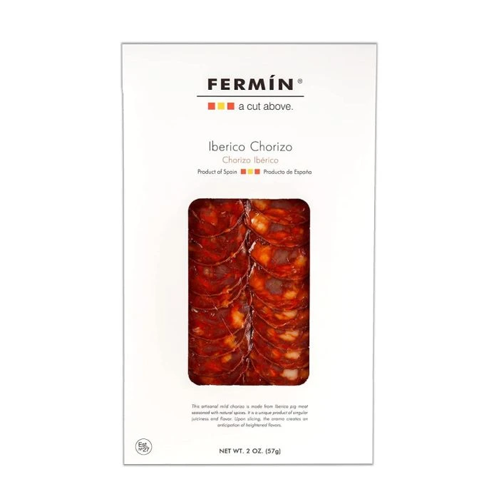 Home FERMIN: Chorizo Iberico Sliced, 2 oz FERMIN: Chorizo Iberico Sliced, 2 oz product image (1)
