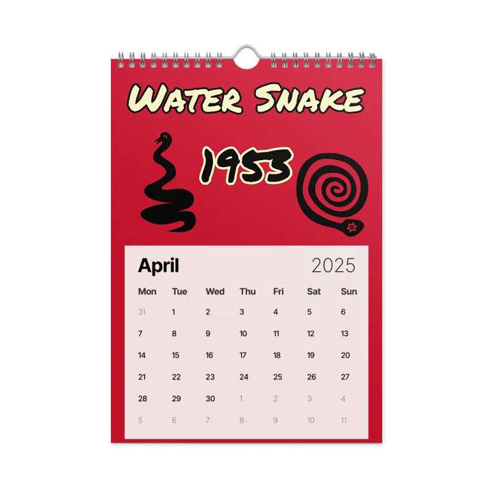 Cosmic Serpent 2025 Wall Calendar product image (1)