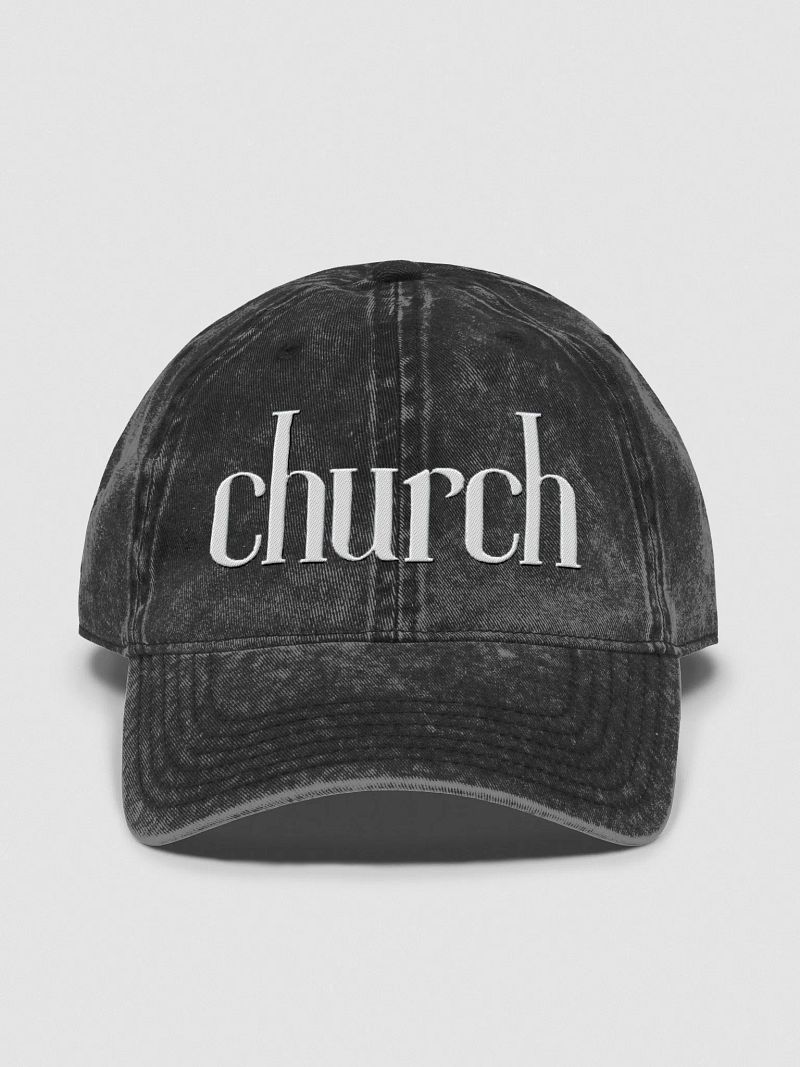Vintage Wash "Church" Hat
