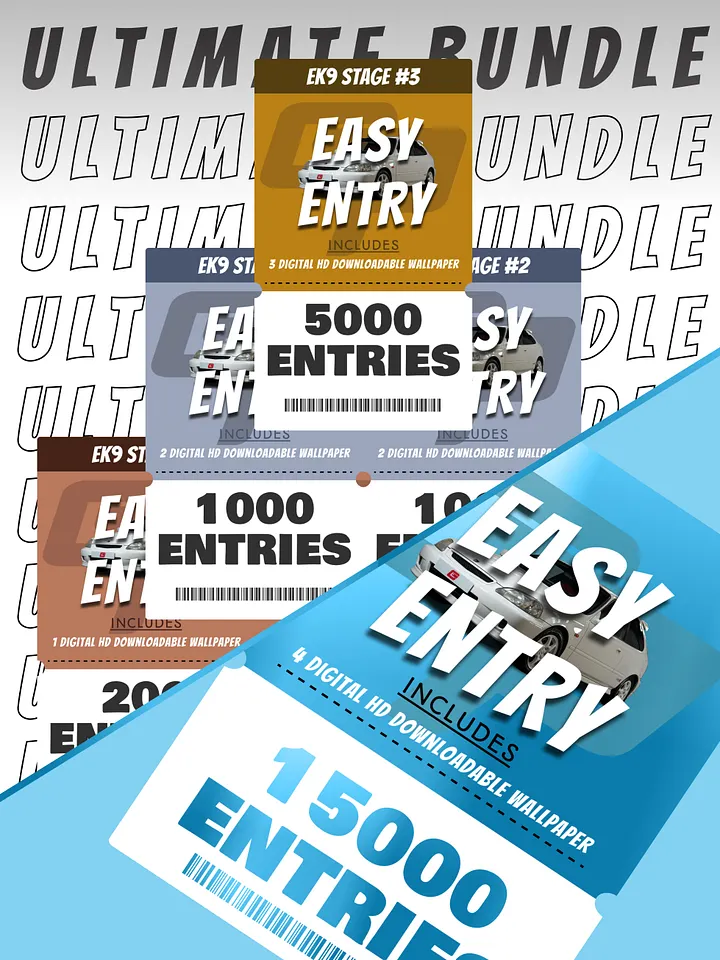 ULTIMATE ENTRY BUNDLE (22600 Entries) product image (1)