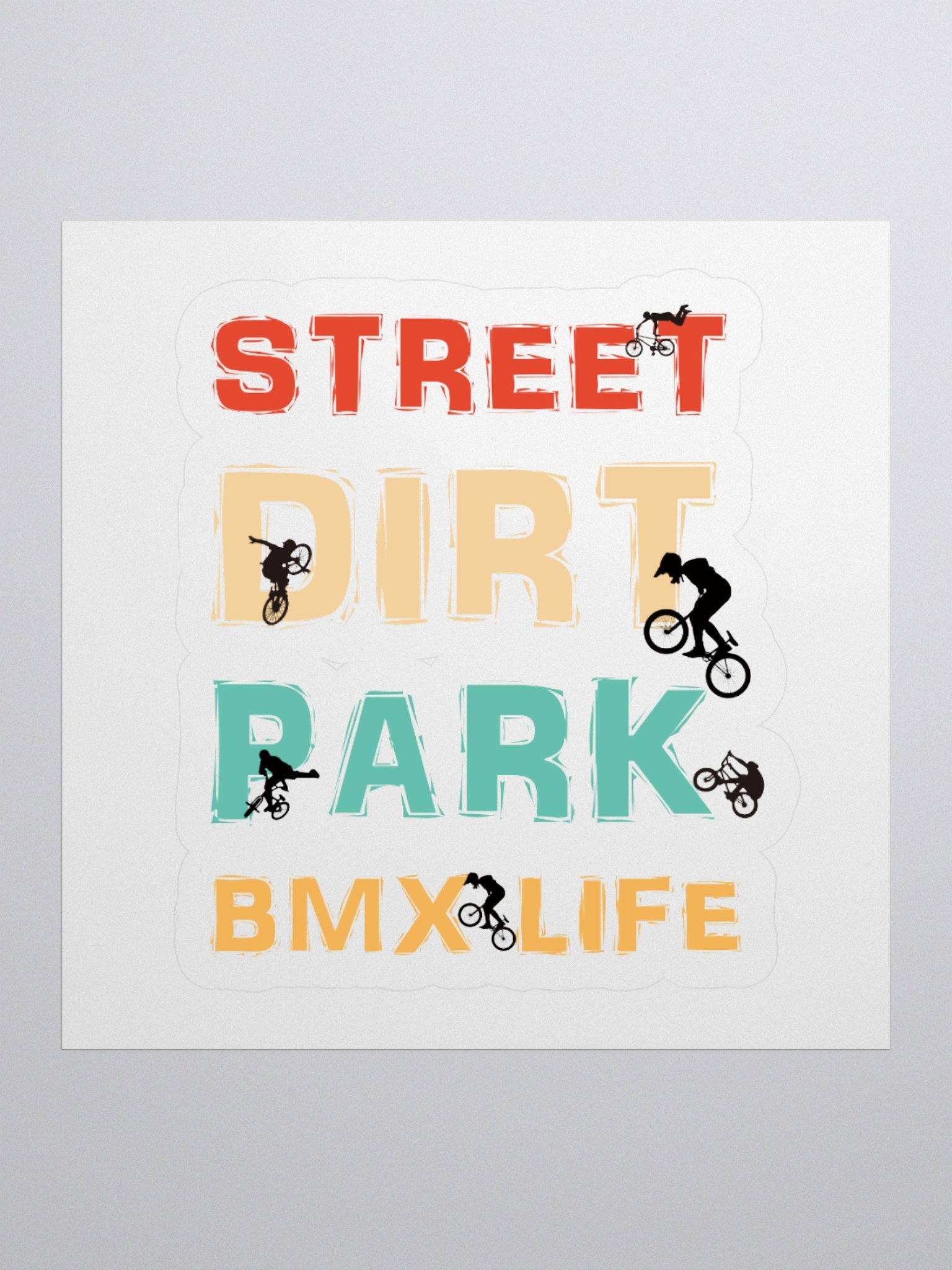 BMX Life Kiss Cut Stickers product image (2)
