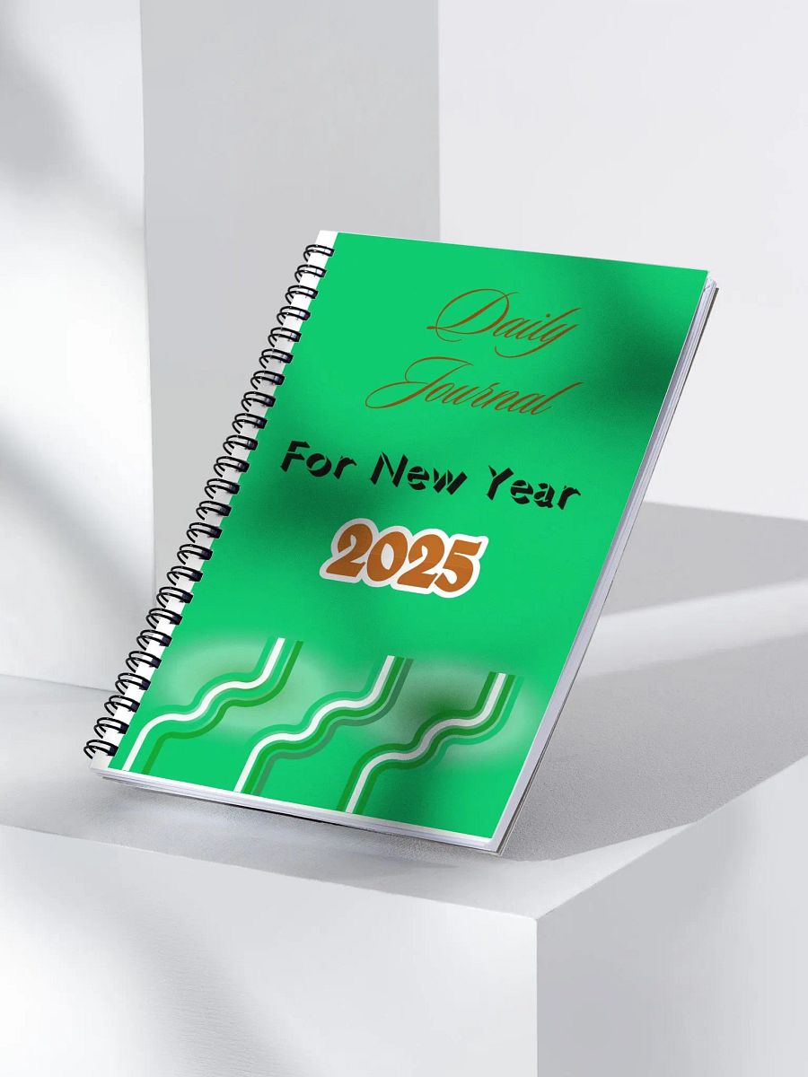 New Year 2025 Daily Journal Spiral Notebook product image (4)