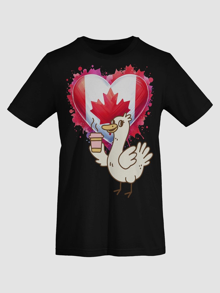 Quirky Canadian Duck Coffee T-Shirt product image (38)