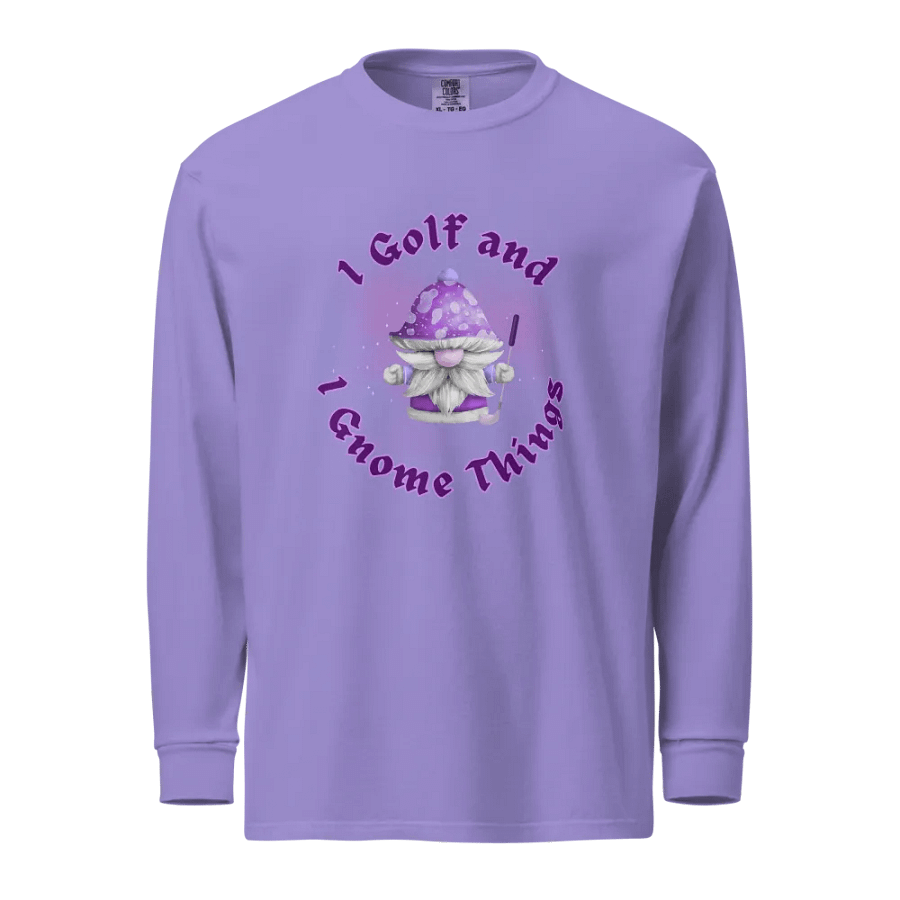 The Purple Gnome Pro heavyweight long sleeve tee product image (1)
