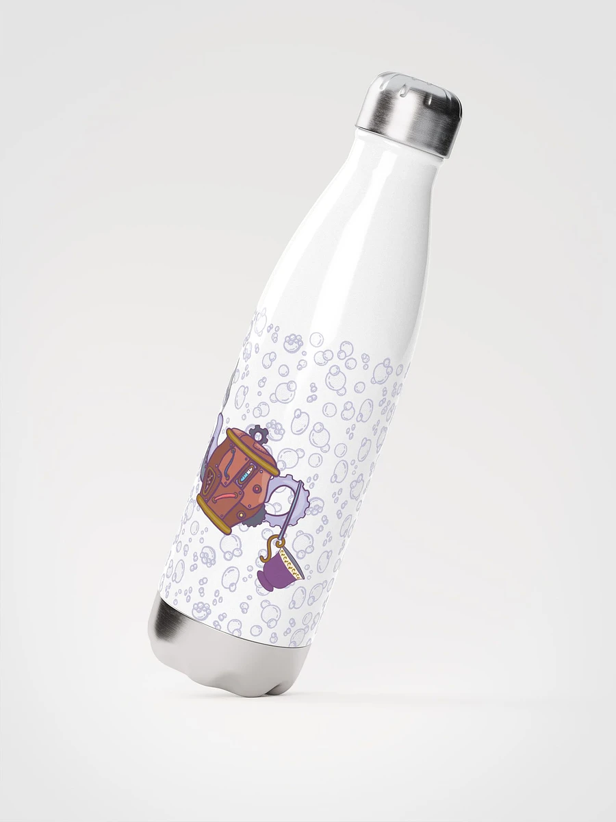 Time for Tea - Steampunk - White Water Bottle product image (3)