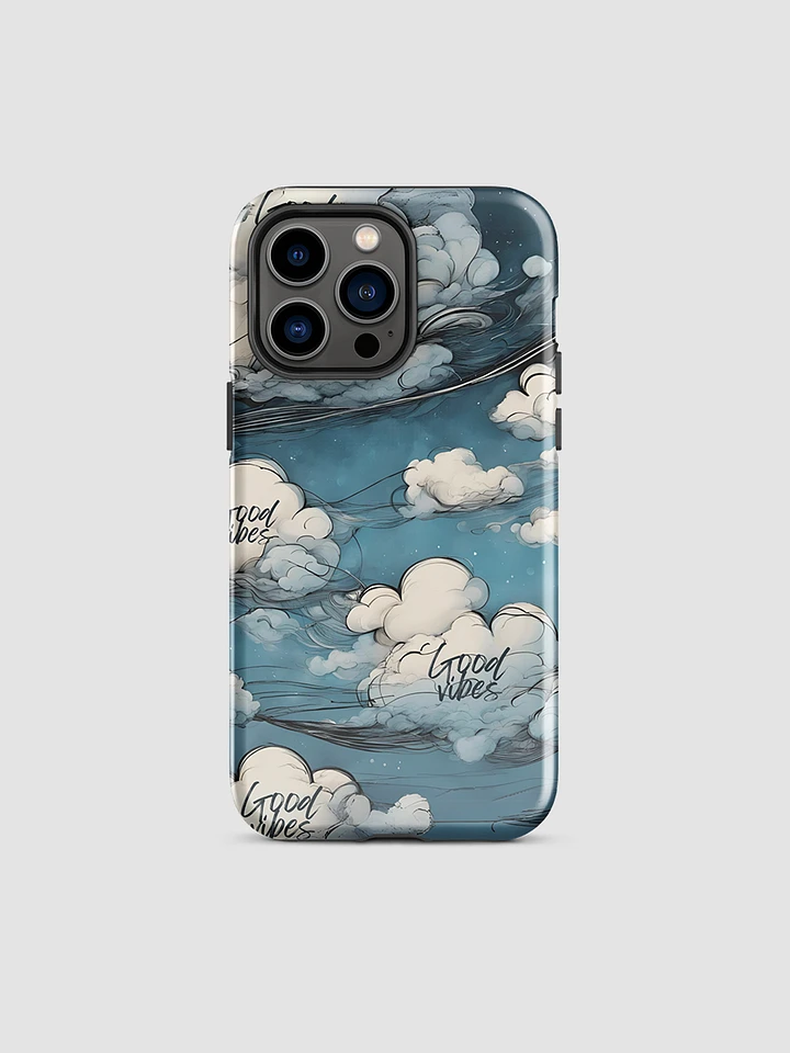 Tough iPhone Case (Sky) Good Vibes product image (2)