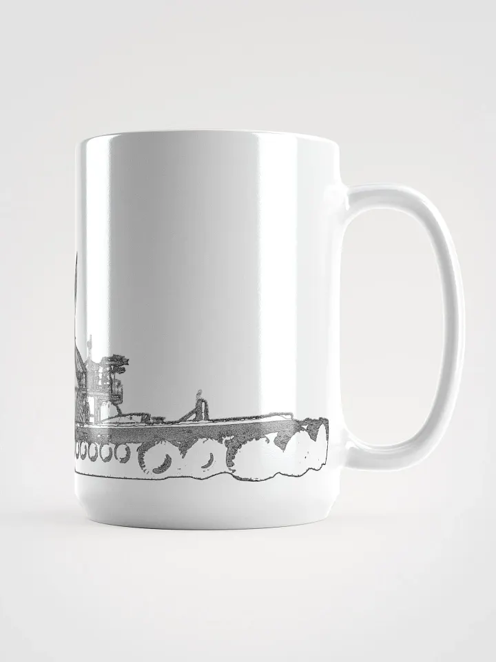 FOSS Tugboat Sketch Glossy Mug 15oz product image (1)