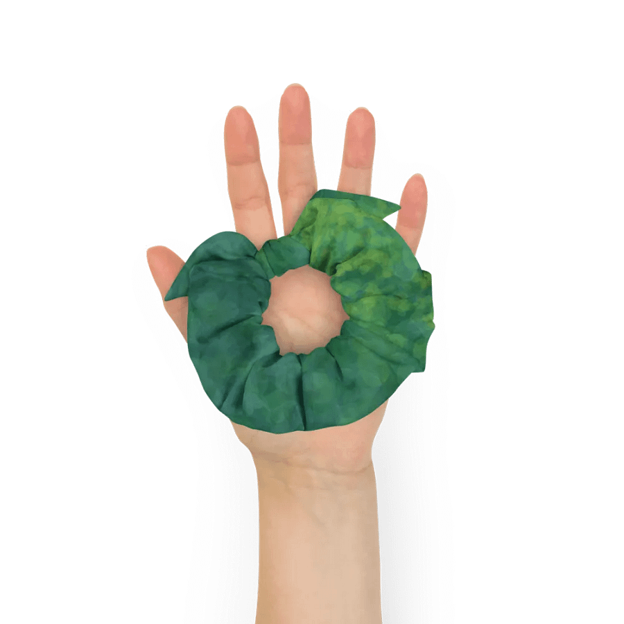 Verdant Vibes All-Over Print Scrunchie product image (7)