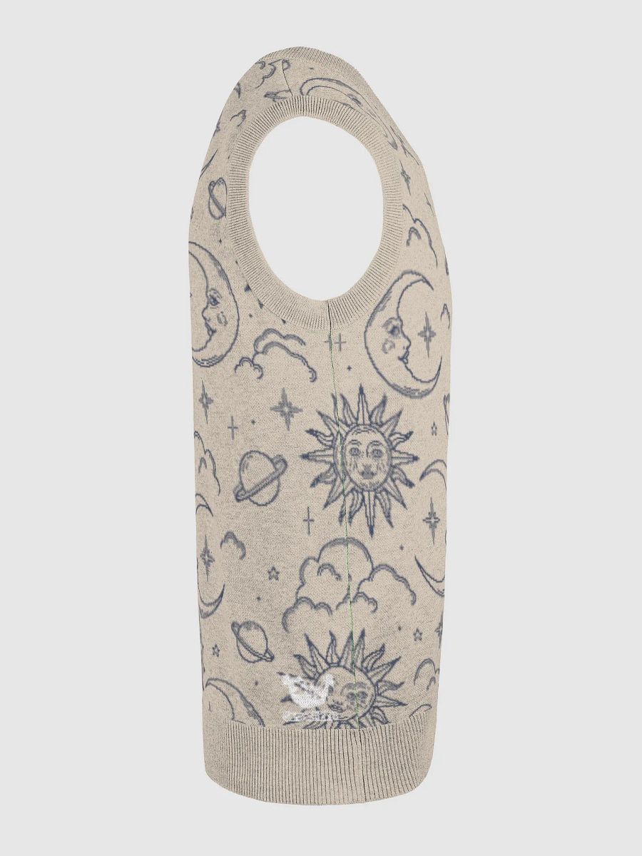 Celestial Knitted V-Neck Vest product image (22)