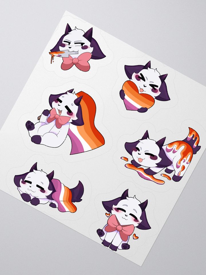 PRIDE/WLW Sticker Sheet product image (2)