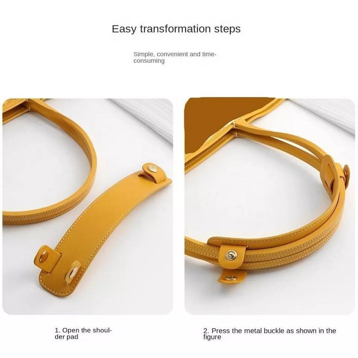 Bag Strap Wide Leather Bag Strap Handle Fixing Clip Decompression Shoulder Pads product image (2)