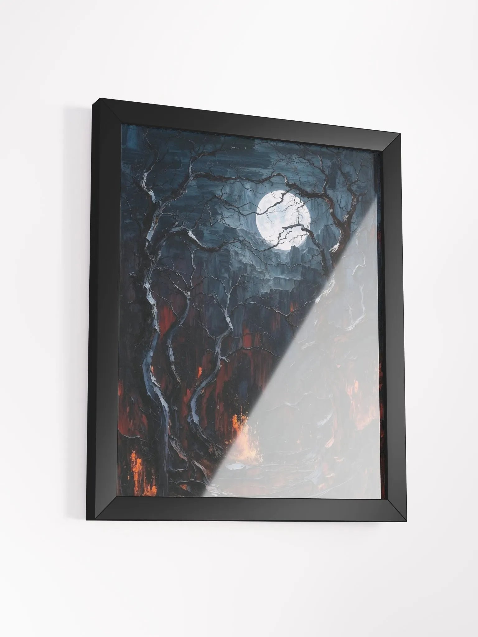 Etherial Glow Forest Framed Poster product image (11)