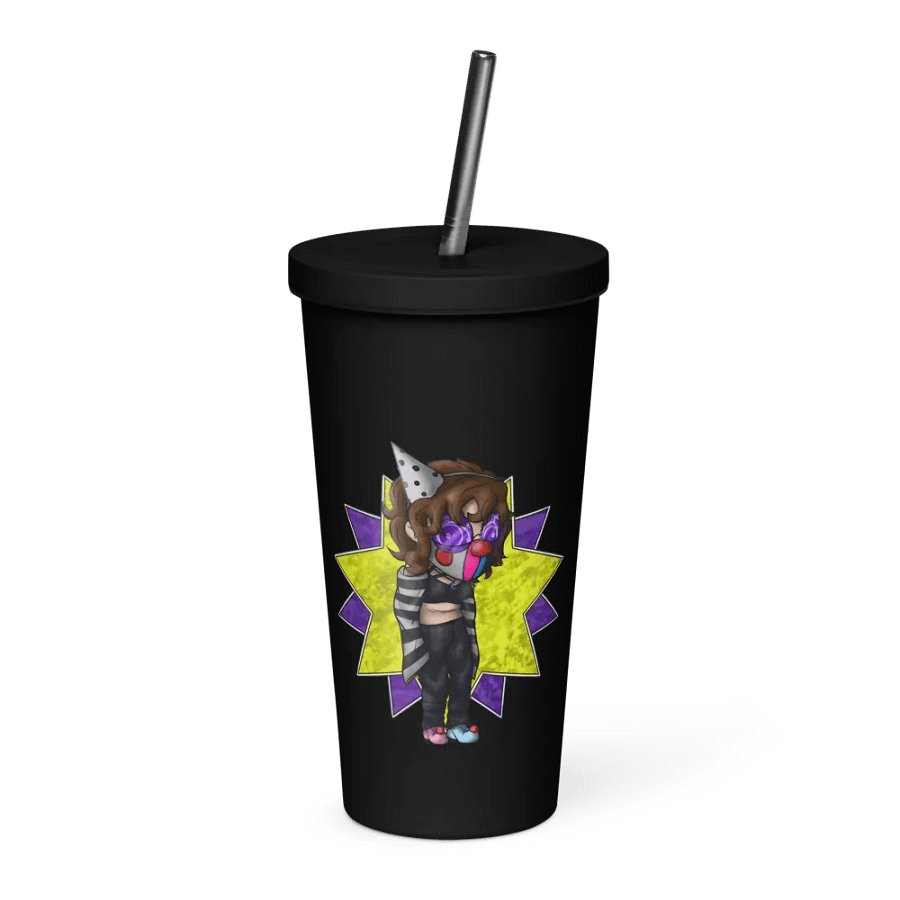 Denbo the Clown - Insulated Tumbler (With Straw) product image (4)