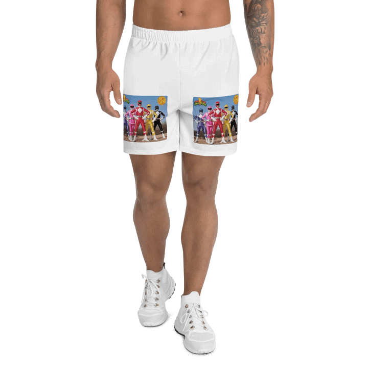 Mighty Morphin Power Rangers All-Over Athletic Shorts product image (1)