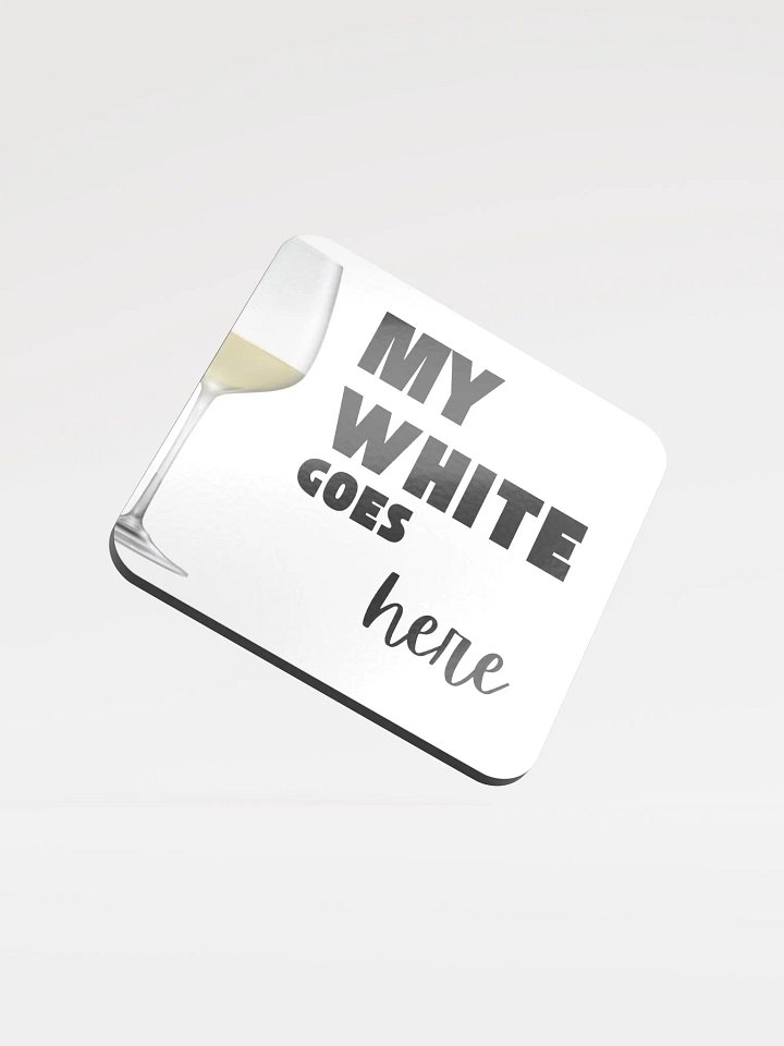 My White Goes Here Coaster Set product image (1)