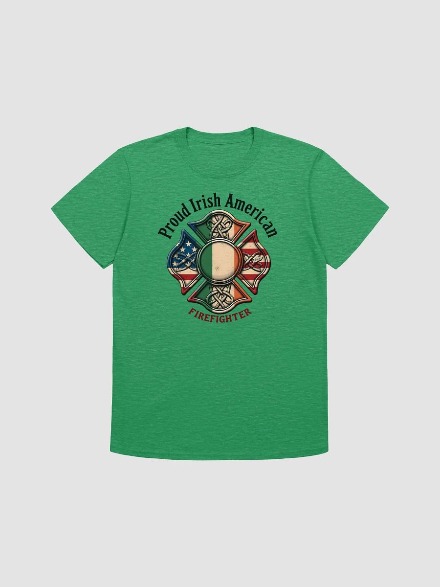 Proud Irish American Firefighter T-Shirt product image (2)