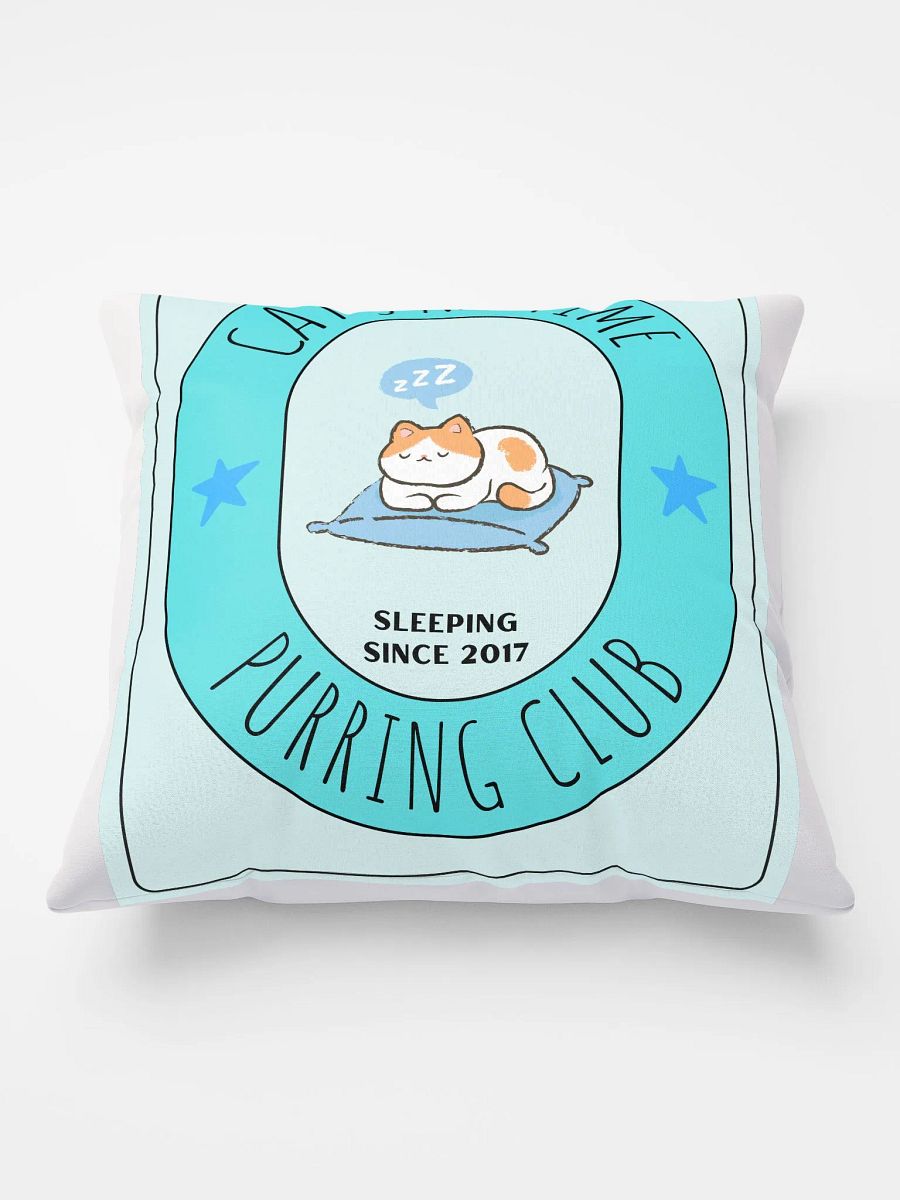 Cat's Naptime Purring Club - Pillow product image (2)