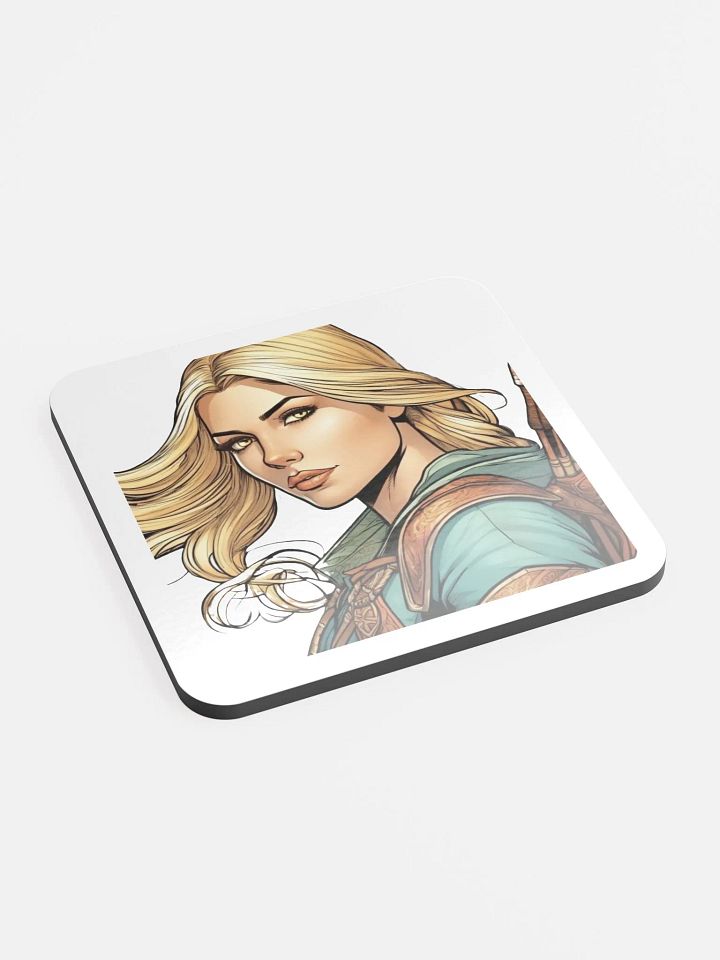 Warrior Maiden Cork Coaster product image (2)