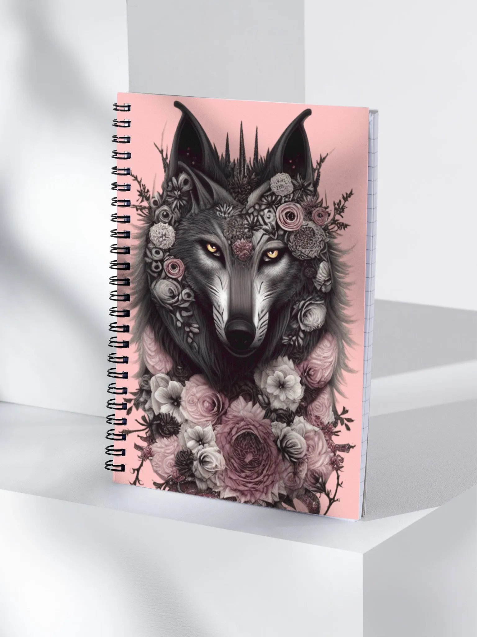Snazzy wolf among roses product image (4)