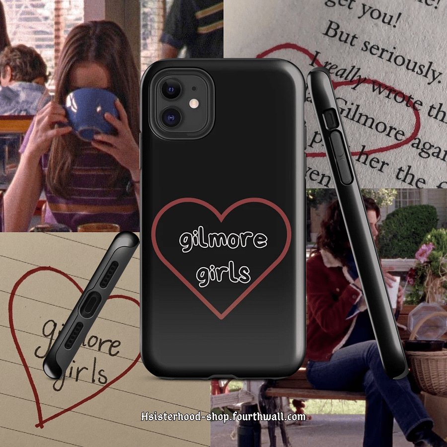 Hand-Drawn Heart on Lined Paper Saying "Gilmore Girls" - Phone Case product image (2)